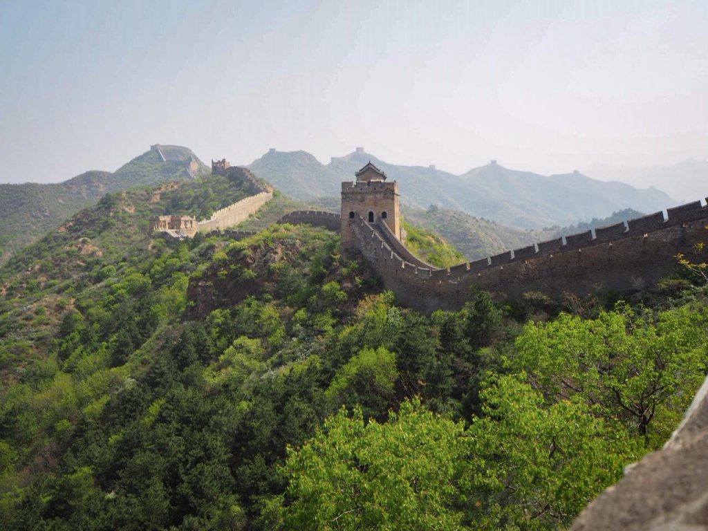 chinese muur uitzicht china