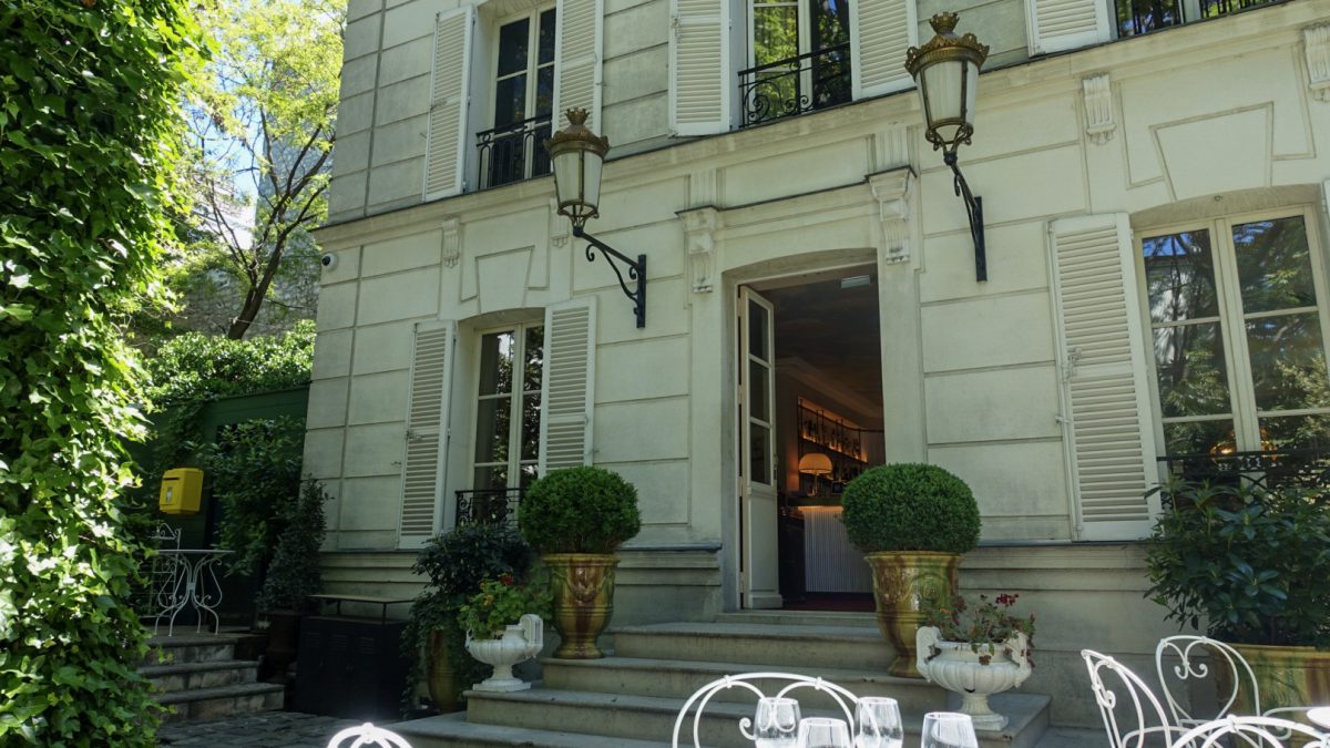 Parijs Hotel Particulier Montmartre terras