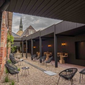 Binnentuin Hotel Abdij Dokkum