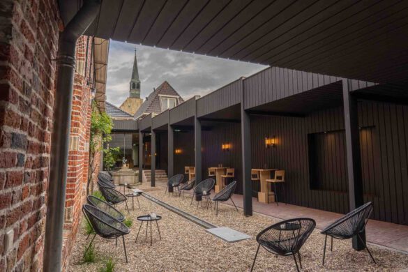 Binnentuin Hotel Abdij Dokkum